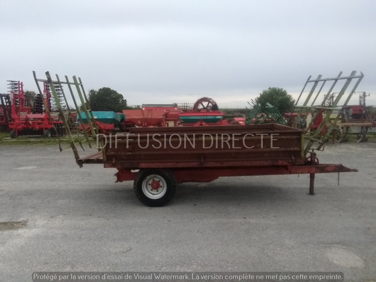 GRUAU REMORQUE AGRICOLE G 400 - Сільськогосподарський причіп платформа: фото 4 GRUAU REMORQUE AGRICOLE G 400 - Сільськогосподарський причіп платформа: фото 4