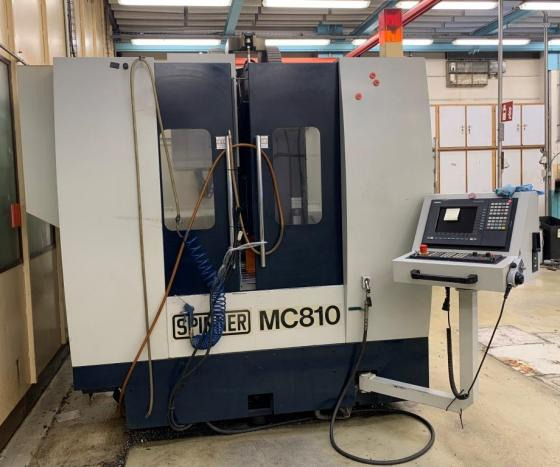SPINNER MC810 - CNC-Bearbeitungszentren - vertikal - Обробний центр: фото 1 SPINNER MC810 - CNC-Bearbeitungszentren - vertikal - Обробний центр: фото 1
