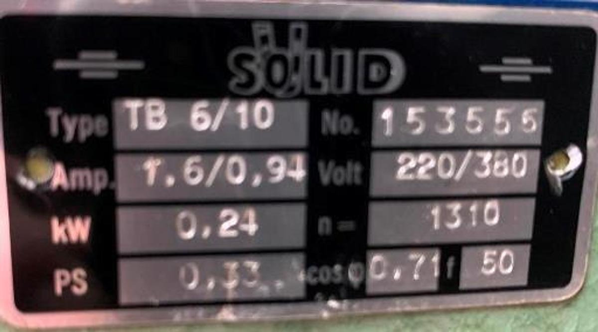 Tischbohrmaschine SOLID - Свердлильний верстат: фото 2 Tischbohrmaschine SOLID - Свердлильний верстат: фото 2