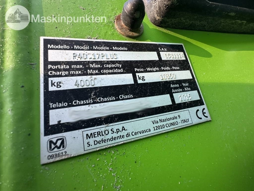 Навантажувач телескопічний Merlo P 40.17 Plus: фото 9 Навантажувач телескопічний Merlo P 40.17 Plus: фото 9