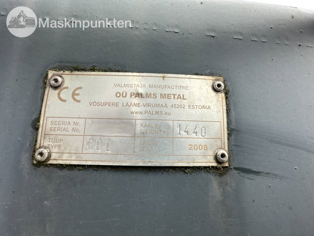 Сільськогосподарський причіп самоскид Palmse Trailer 700 Tippvagn: фото 10