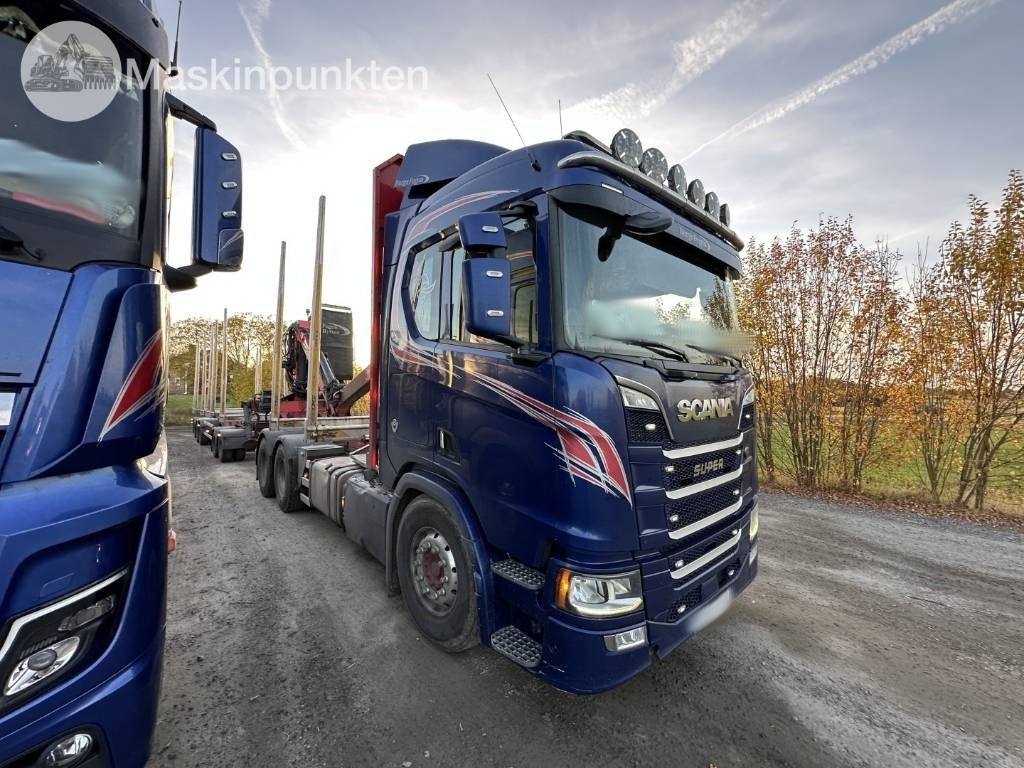 Scania R 580 timmerbil med kran - Лісовоз: фото 3 Scania R 580 timmerbil med kran - Лісовоз: фото 3