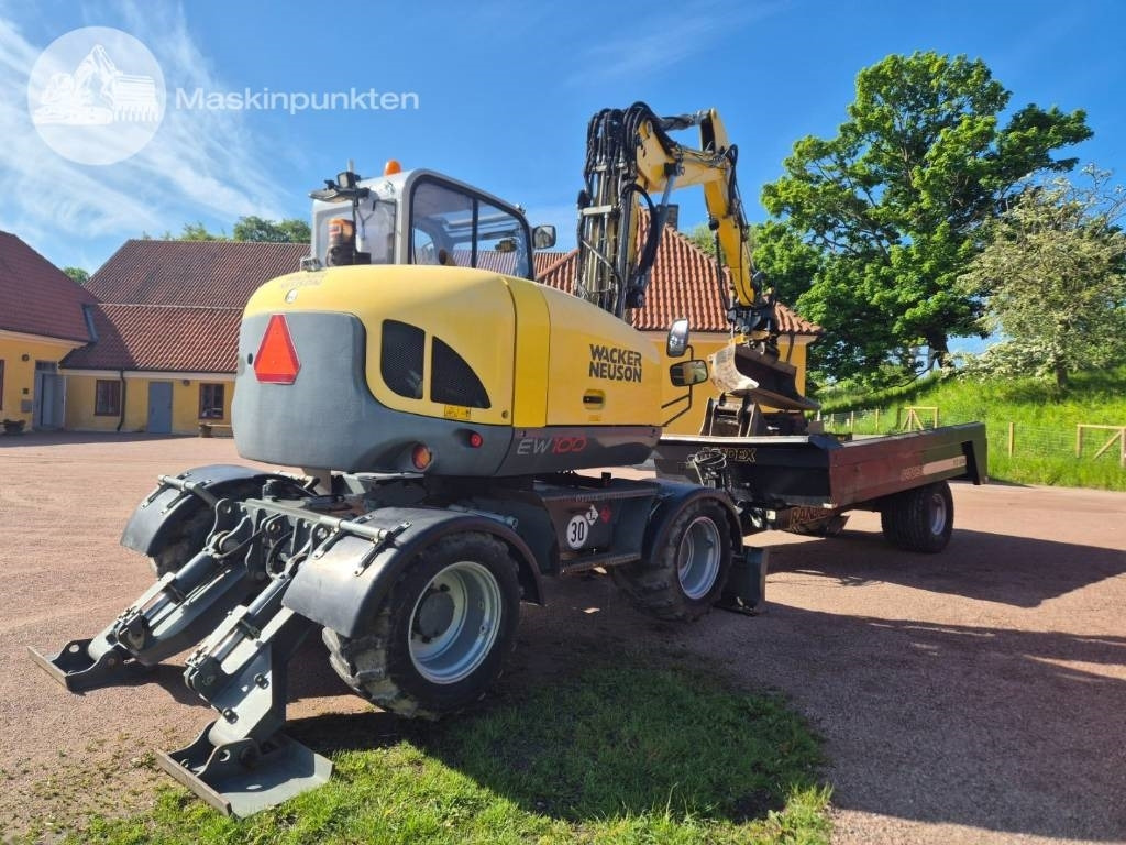 Wacker Neuson EW 100 med vagn - Колісний екскаватор: фото 4 Wacker Neuson EW 100 med vagn - Колісний екскаватор: фото 4