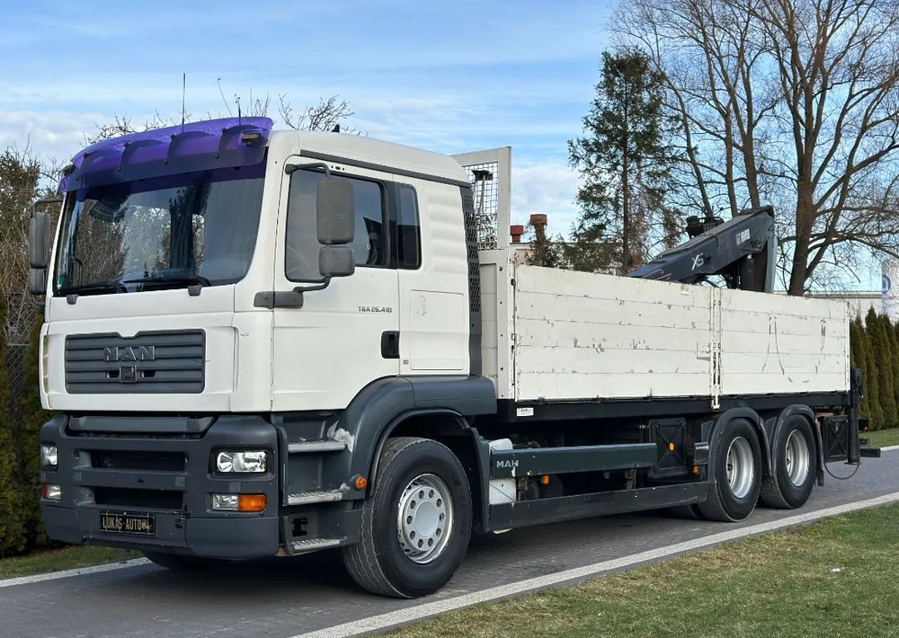 MAN TGA 24.410 6x4 HIAB MANUAL - Вантажівка з маніпулятором, Бортова вантажівка/ Платформа: фото 2 MAN TGA 24.410 6x4 HIAB MANUAL - Вантажівка з маніпулятором, Бортова вантажівка/ Платформа: фото 2