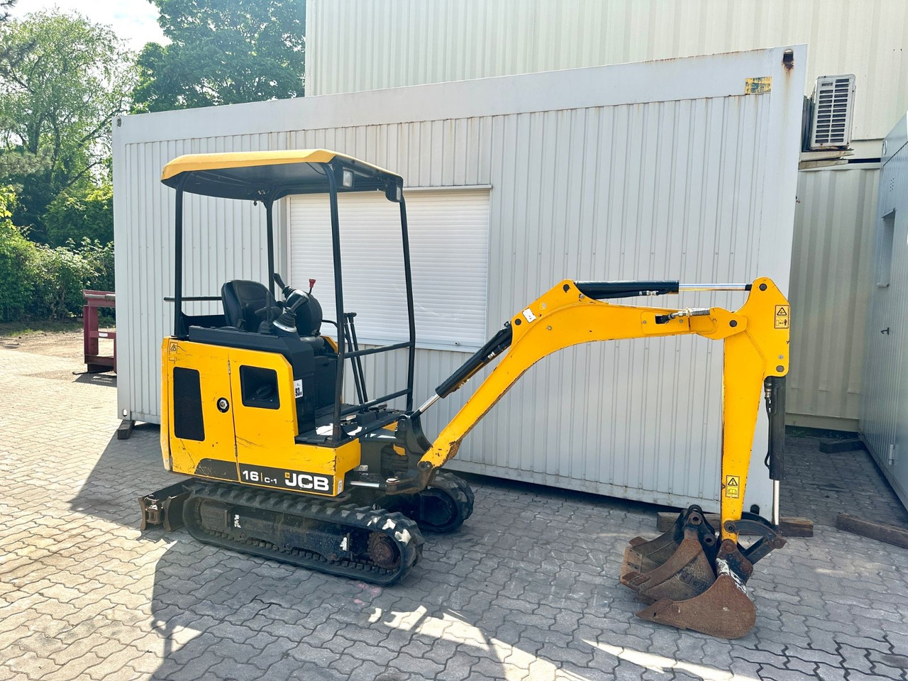 JCB 16C-1 /2020 BJ/1.283 BH/verbr. Laufwerk/2xLöffel - Міні-екскаватор: фото 4 JCB 16C-1 /2020 BJ/1.283 BH/verbr. Laufwerk/2xLöffel - Міні-екскаватор: фото 4