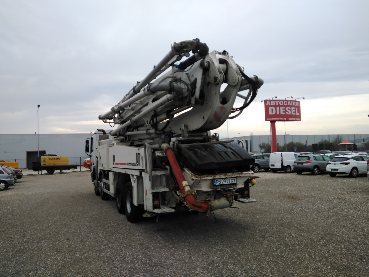 Mercedes-Benz ACTROS 4144 PUTZMEISTER M42 - Автобетононасос: фото 5 Mercedes-Benz ACTROS 4144 PUTZMEISTER M42 - Автобетононасос: фото 5