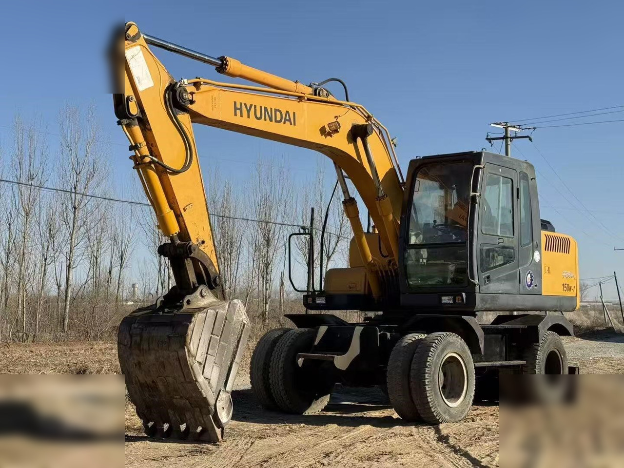 HYUNDAI ROBEX 150W-7A - Колісний екскаватор: фото 3 HYUNDAI ROBEX 150W-7A - Колісний екскаватор: фото 3