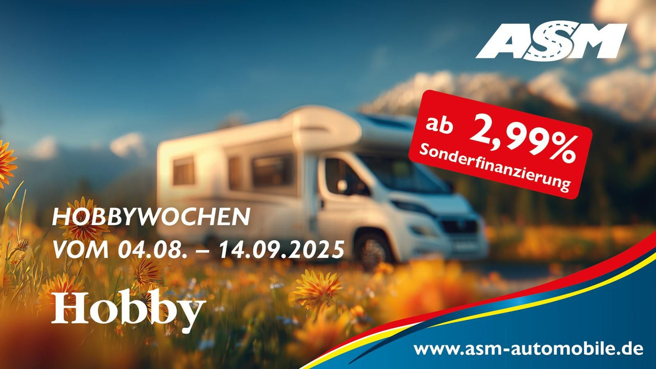 Hobby Optima T65 HFL ONTOUR *165PS*DACHKLIMA*MARKISE* - Напівінтегрований автобудинок: фото 2 Hobby Optima T65 HFL ONTOUR *165PS*DACHKLIMA*MARKISE* - Напівінтегрований автобудинок: фото 2