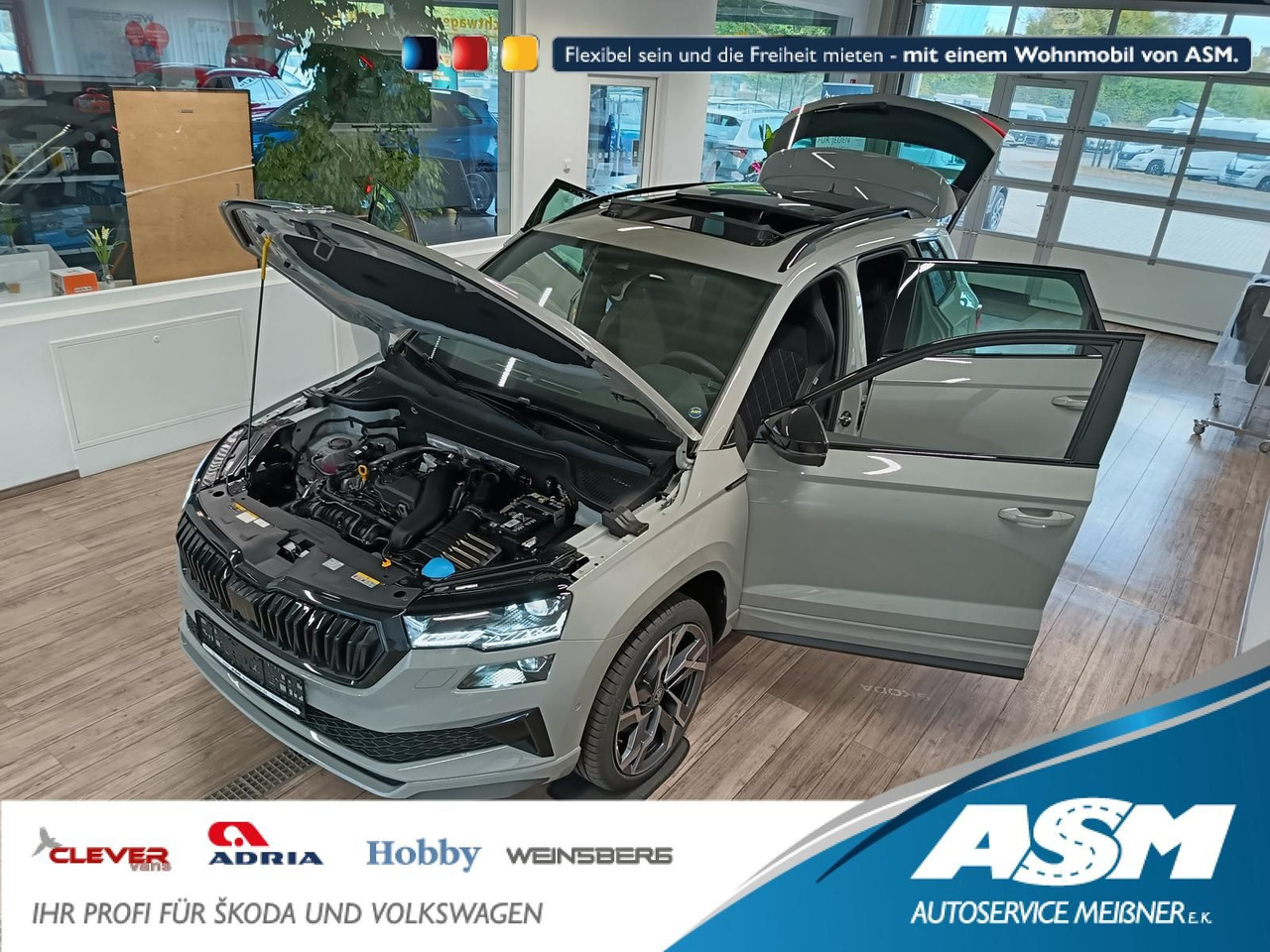 Skoda Karoq Sportline 1,5 TSI DSG*AHK*PSD*STD.HZG*NAVI - Позашляховик: фото 1 Skoda Karoq Sportline 1,5 TSI DSG*AHK*PSD*STD.HZG*NAVI - Позашляховик: фото 1