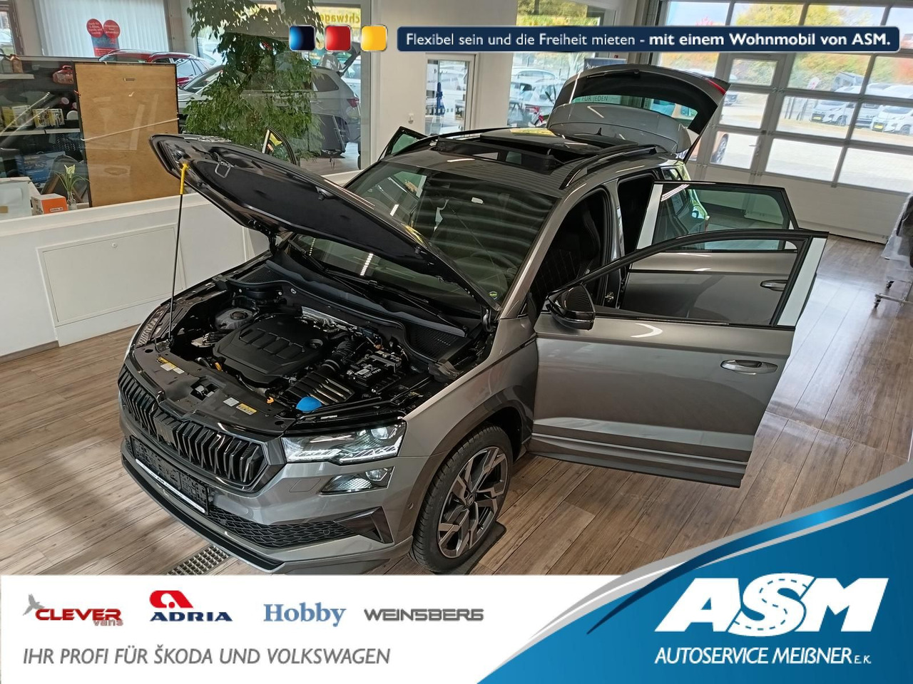 Skoda Karoq Sportline 2,0 TDI 4x4*AHK*PSD*STD.HZG*DCC* - Позашляховик: фото 1 Skoda Karoq Sportline 2,0 TDI 4x4*AHK*PSD*STD.HZG*DCC* - Позашляховик: фото 1