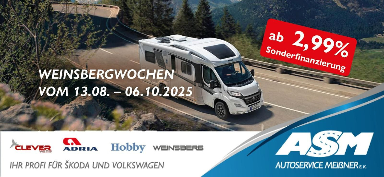 Weinsberg CaraSuite 650 MEG*MJ 2025*MARKISE*LITHIUM*SOFORT - Напівінтегрований автобудинок: фото 1 Weinsberg CaraSuite 650 MEG*MJ 2025*MARKISE*LITHIUM*SOFORT - Напівінтегрований автобудинок: фото 1