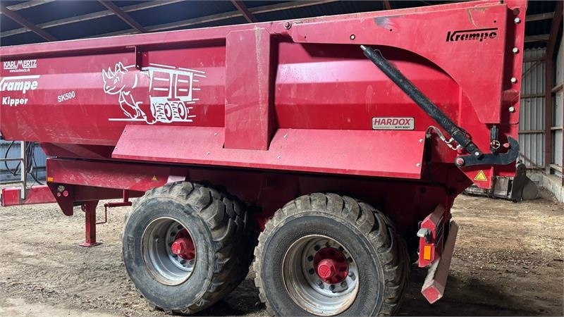 Krampe SK 550 Entreprenørvogn med Hardox kasse SK 500 - Сільськогосподарський причіп самоскид: фото 3 Krampe SK 550 Entreprenørvogn med Hardox kasse SK 500 - Сільськогосподарський причіп самоскид: фото 3
