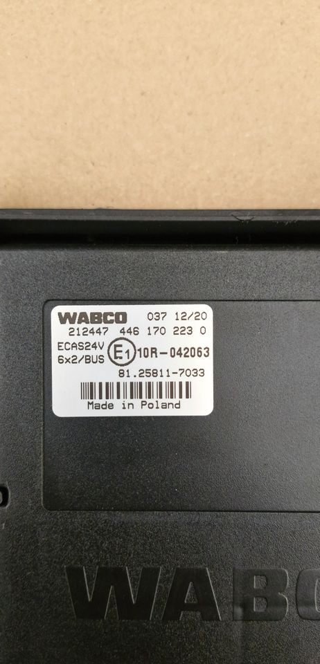 MAN TG3 TGX STEROWNIK ECAS 81.25811-7033 - Підвіска: фото 2 MAN TG3 TGX STEROWNIK ECAS 81.25811-7033 - Підвіска: фото 2