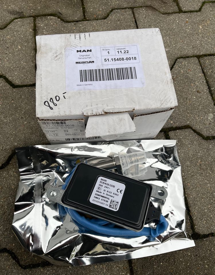 Новий Вихлопна система в категорії Вантажівки NOWY czujnik NOX MAN TGX TGS euro 6 sensor: фото 1