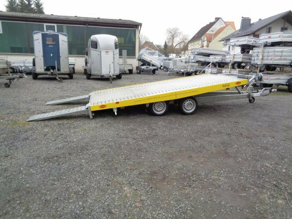 Böckmann PKW-Anhänger, Autotransporter, 3,0to. kippbar, 100 km/h - Автовоз причіп: фото 1 Böckmann PKW-Anhänger, Autotransporter, 3,0to. kippbar, 100 km/h - Автовоз причіп: фото 1