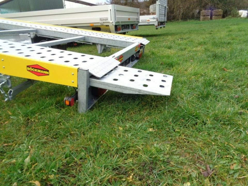 Böckmann PKW-Anhänger, Autotransporter, 3,5to. kippbar, 100 km/h - Автовоз причіп: фото 4 Böckmann PKW-Anhänger, Autotransporter, 3,5to. kippbar, 100 km/h - Автовоз причіп: фото 4