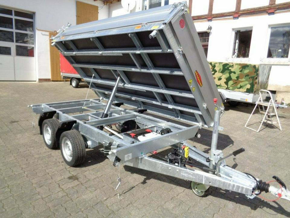 Böckmann PKW-Anhänger Elektro-Dreiseitenkipper, 3,0 to - Самоскид причіп: фото 1 Böckmann PKW-Anhänger Elektro-Dreiseitenkipper, 3,0 to - Самоскид причіп: фото 1