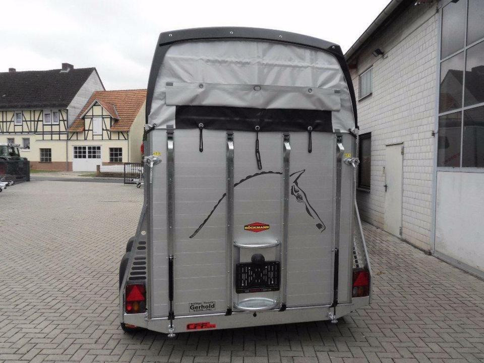 Причіп коневоз Böckmann Pferdeanhänger Champion R, Alub., 100 km/h: фото 7 Причіп коневоз Böckmann Pferdeanhänger Champion R, Alub., 100 km/h: фото 7