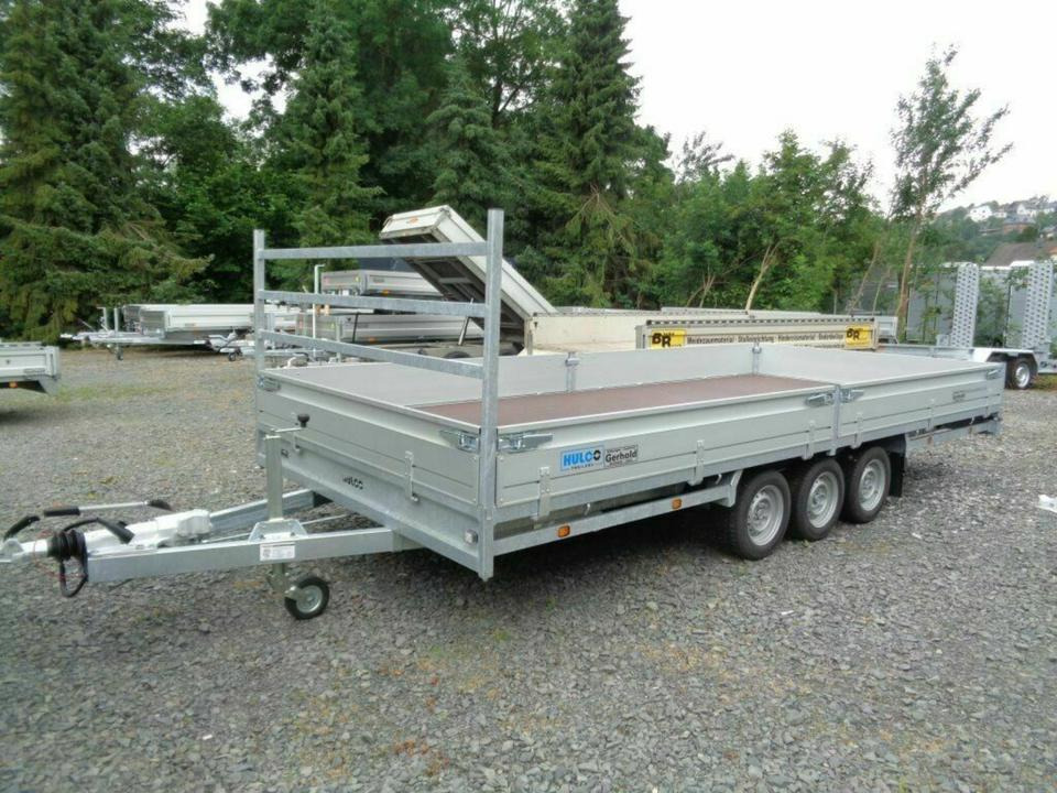 Hulco - PKW Anhänger Tridem, 3,5 to Leihanhänger Mietfahrzeug 5m - Бортовий причіп/ Платформа: фото 3 Hulco - PKW Anhänger Tridem, 3,5 to Leihanhänger Mietfahrzeug 5m - Бортовий причіп/ Платформа: фото 3