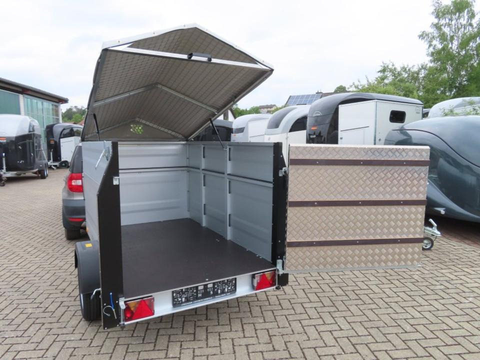 TPV Kleinviehanhänger 1,0t Flügeltür Viehanhänger Ziegen Schafe - Для перевезення худоби причіп: фото 2 TPV Kleinviehanhänger 1,0t Flügeltür Viehanhänger Ziegen Schafe - Для перевезення худоби причіп: фото 2