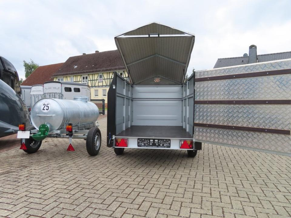 TPV Kleinviehanhänger 1,0t Flügeltür Viehanhänger Ziegen Schafe - Для перевезення худоби причіп: фото 5 TPV Kleinviehanhänger 1,0t Flügeltür Viehanhänger Ziegen Schafe - Для перевезення худоби причіп: фото 5