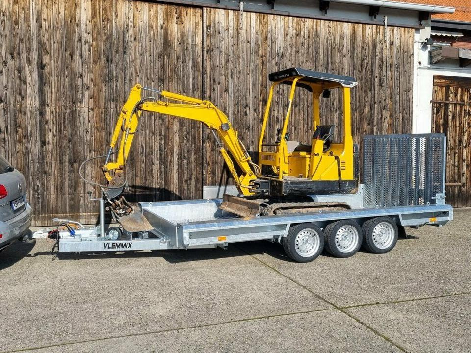 Vlemmix Tridem Maschinentransporter 3,5t Minibagger - Причіп для перевезення спецтехніки: фото 1 Vlemmix Tridem Maschinentransporter 3,5t Minibagger - Причіп для перевезення спецтехніки: фото 1