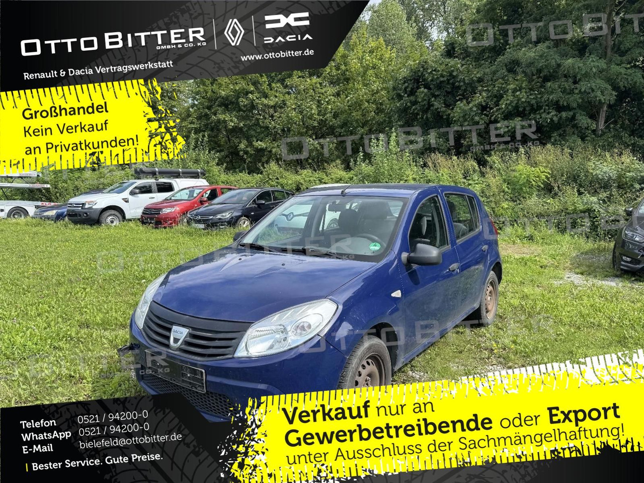Dacia Sandero 1.4 +ZAHNRIEMEN GERISSEN+ - Легковий автомобіль: фото 1 Dacia Sandero 1.4 +ZAHNRIEMEN GERISSEN+ - Легковий автомобіль: фото 1