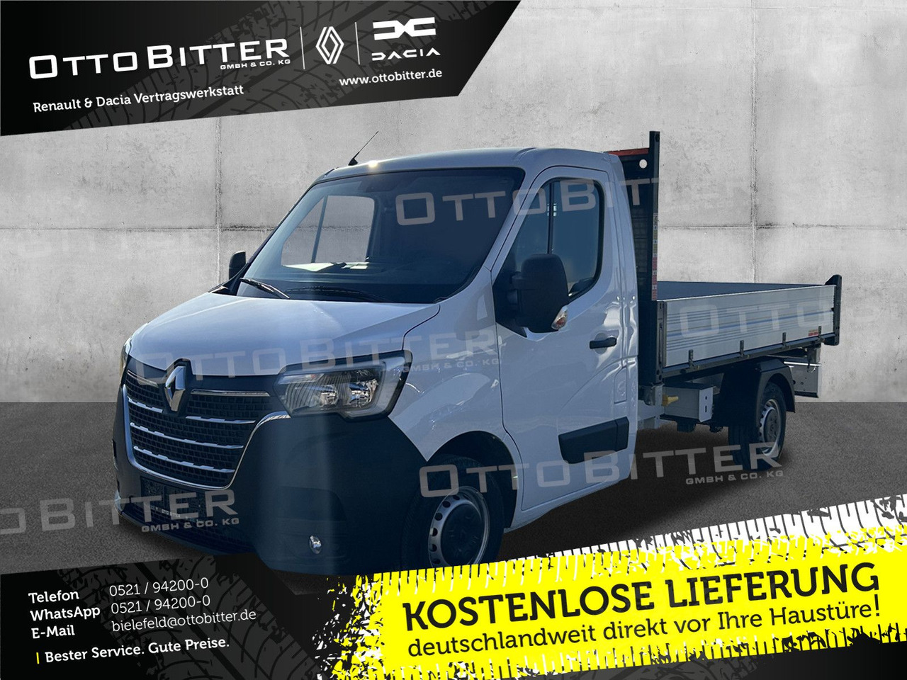 Renault Master FWD dCi165 3,5t L2 Dreiseitenkipper - Малотоннажний самоскид: фото 1 Renault Master FWD dCi165 3,5t L2 Dreiseitenkipper - Малотоннажний самоскид: фото 1