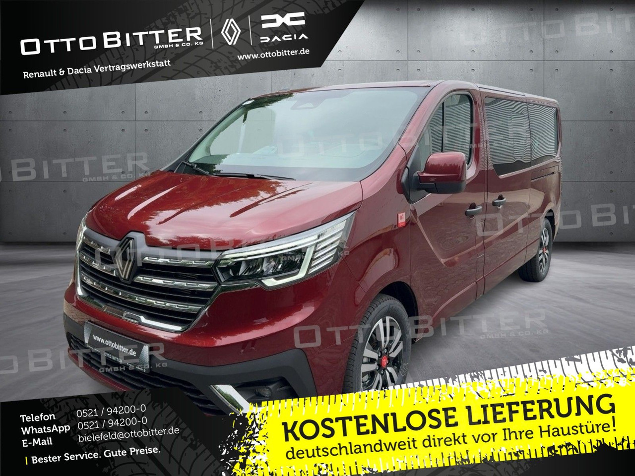 Renault Trafic Grand RED EDITION L2H1 dCi150 9-AUTOMATIK - Пасажирський фургон: фото 1 Renault Trafic Grand RED EDITION L2H1 dCi150 9-AUTOMATIK - Пасажирський фургон: фото 1