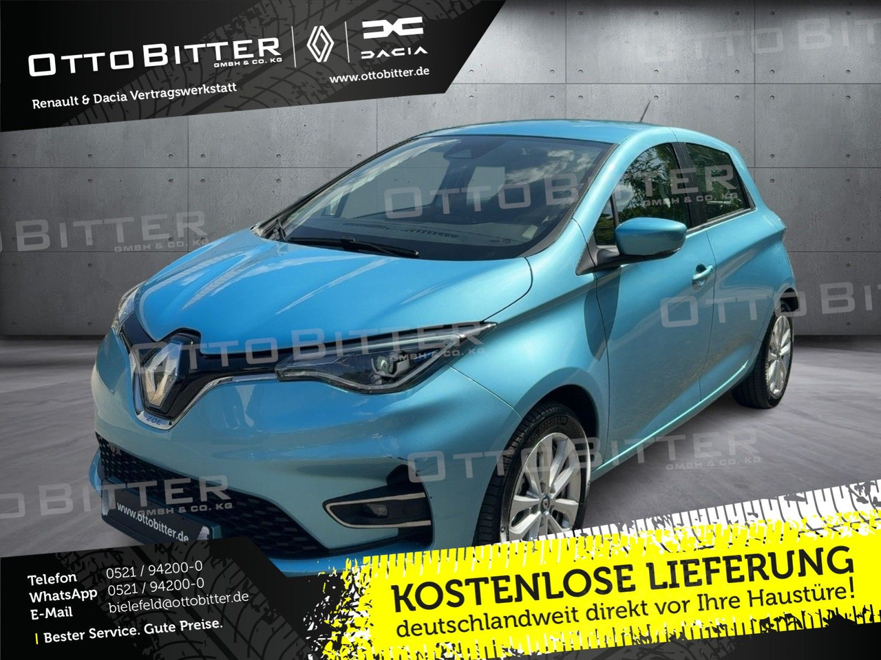 Renault ZOE EXPERIENCE R135 Batteriemiete Z.E.50 (52kWh) - Легковий автомобіль: фото 1 Renault ZOE EXPERIENCE R135 Batteriemiete Z.E.50 (52kWh) - Легковий автомобіль: фото 1