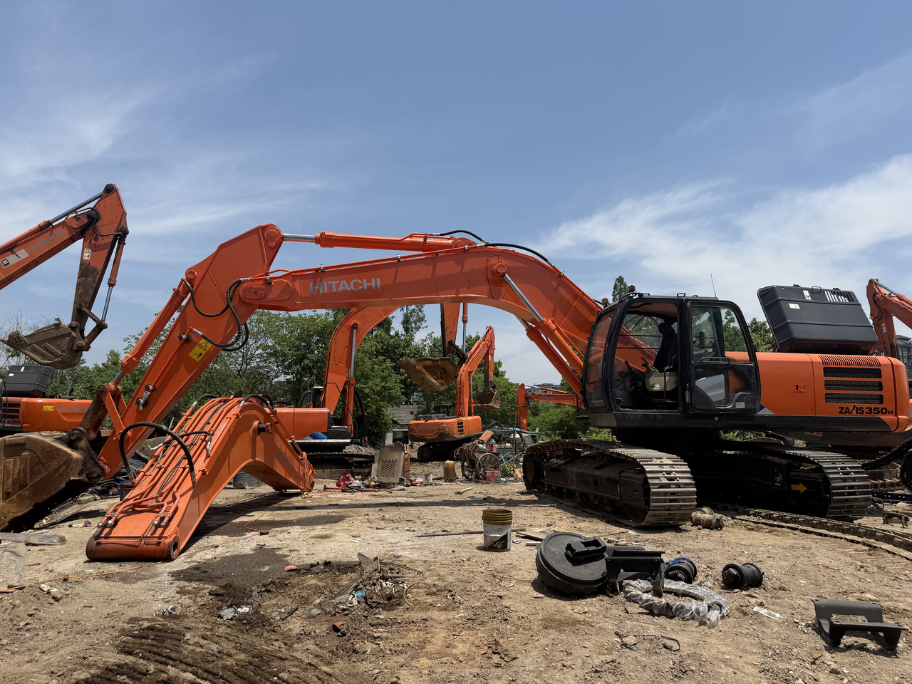 Колісний екскаватор HITACHI used hitachi 350-5g  excavator [ Copy ]: фото 7