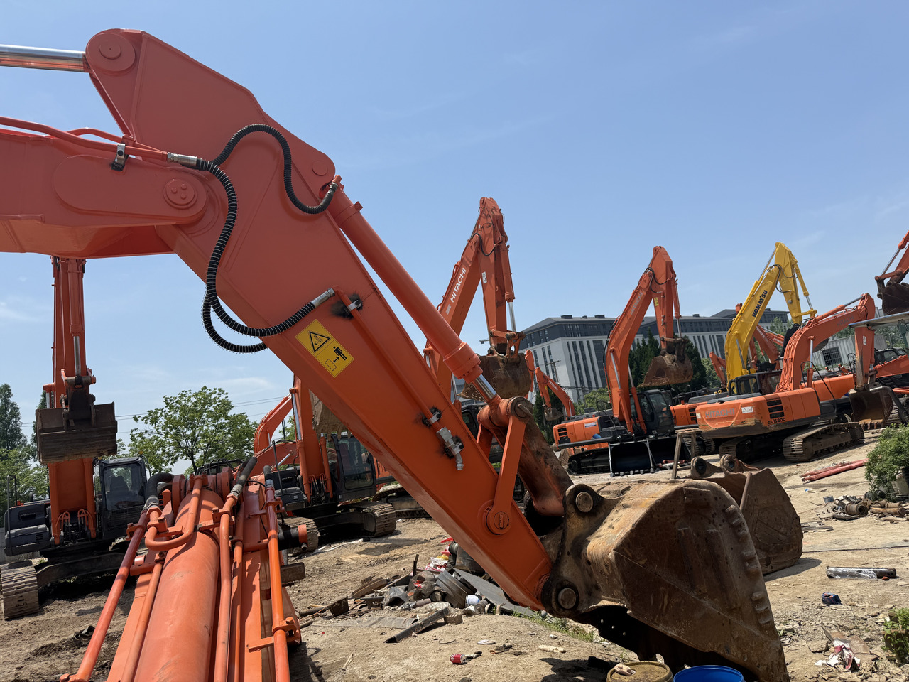 Колісний екскаватор HITACHI used hitachi 350-5g  excavator [ Copy ]: фото 11