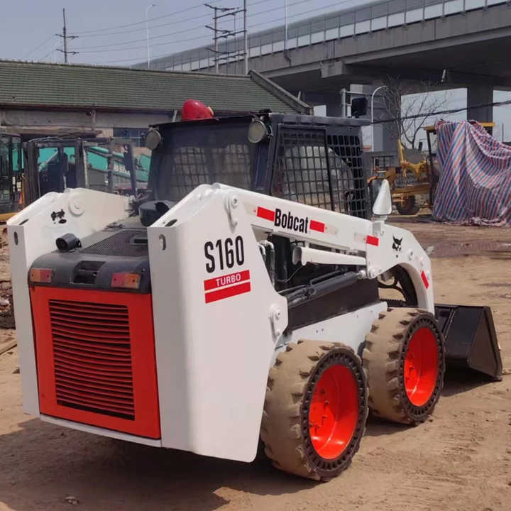 Used Bob Cat Bob Cat S160 Used Mini Skid Steer Wheel Loader Multifunctional Track Loaders Bobcat S160 2.7 Ton - Міні-навантажувач: фото 4 Used Bob Cat Bob Cat S160 Used Mini Skid Steer Wheel Loader Multifunctional Track Loaders Bobcat S160 2.7 Ton - Міні-навантажувач: фото 4