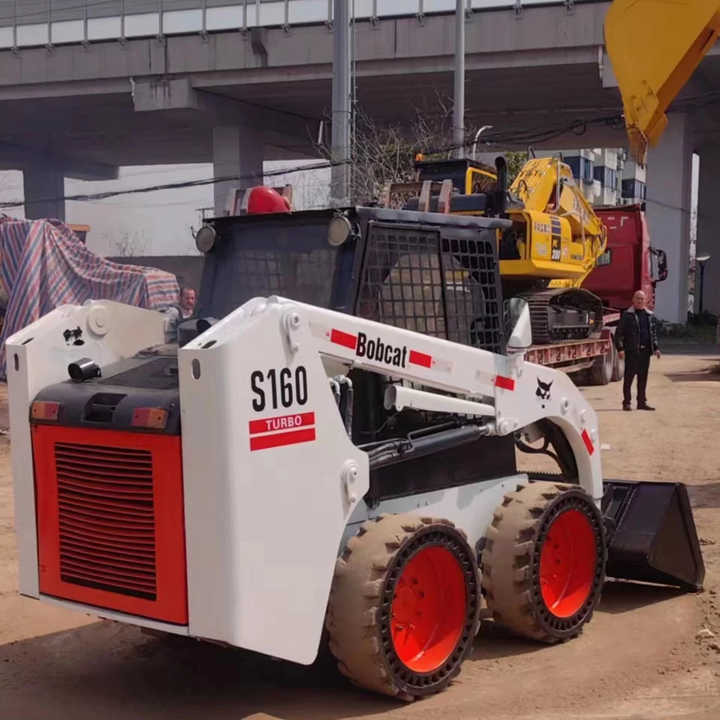 Used Bob Cat Bob Cat S160 Used Mini Skid Steer Wheel Loader Multifunctional Track Loaders Bobcat S160 2.7 Ton - Міні-навантажувач: фото 3 Used Bob Cat Bob Cat S160 Used Mini Skid Steer Wheel Loader Multifunctional Track Loaders Bobcat S160 2.7 Ton - Міні-навантажувач: фото 3