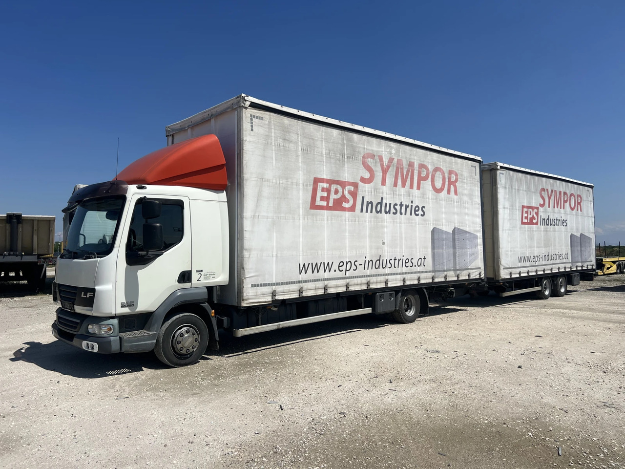 Daf Fa 7.85м., Euro5, Щора, Композиция, Mega, Внос - Тентована вантажівка: фото 3 Daf Fa 7.85м., Euro5, Щора, Композиция, Mega, Внос - Тентована вантажівка: фото 3