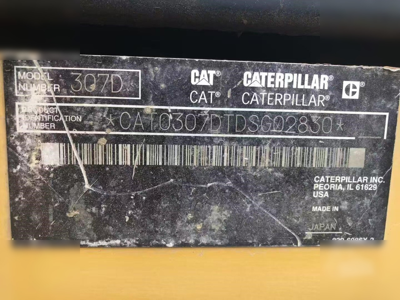 Гусеничний екскаватор CATERPILLAR 307D: фото 8