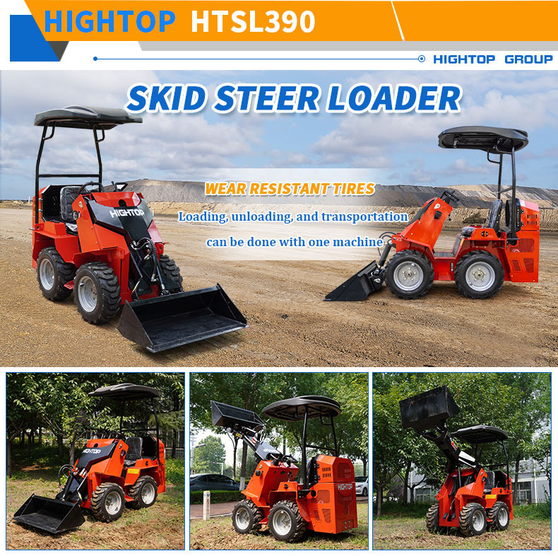 Ride-on Skid steer loader with Multi-function attachments - Міні-навантажувач: фото 5 Ride-on Skid steer loader with Multi-function attachments - Міні-навантажувач: фото 5