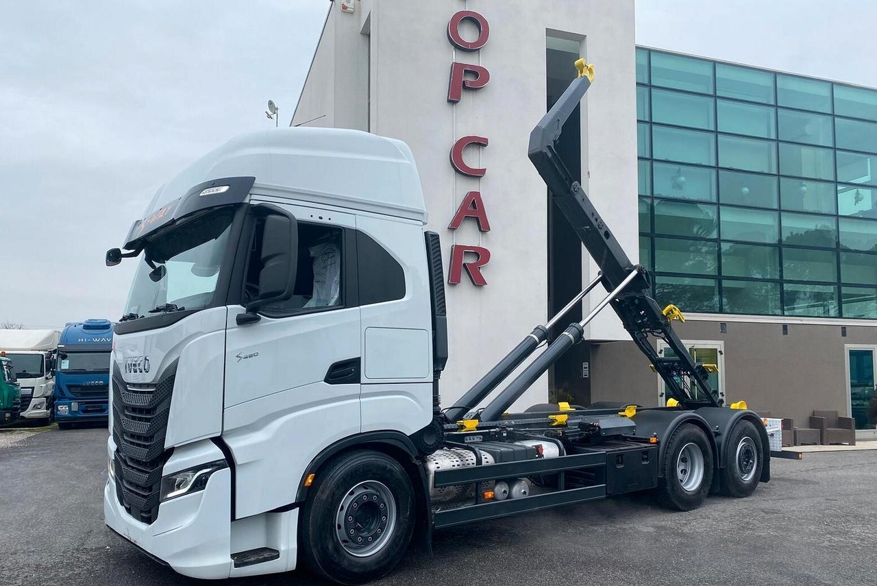 IVECO S-WAY 480 SCARRABILE FULL PNEUMATIC EURO 6 - Гаковий мультиліфт вантажівка: фото 1 IVECO S-WAY 480 SCARRABILE FULL PNEUMATIC EURO 6 - Гаковий мультиліфт вантажівка: фото 1
