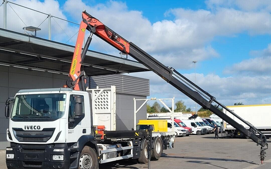 IVECO STRALIS 360 CASSONE FISSO E GRU PALFINGER - Бортова вантажівка/ Платформа, Вантажівка з маніпулятором: фото 3 IVECO STRALIS 360 CASSONE FISSO E GRU PALFINGER - Бортова вантажівка/ Платформа, Вантажівка з маніпулятором: фото 3