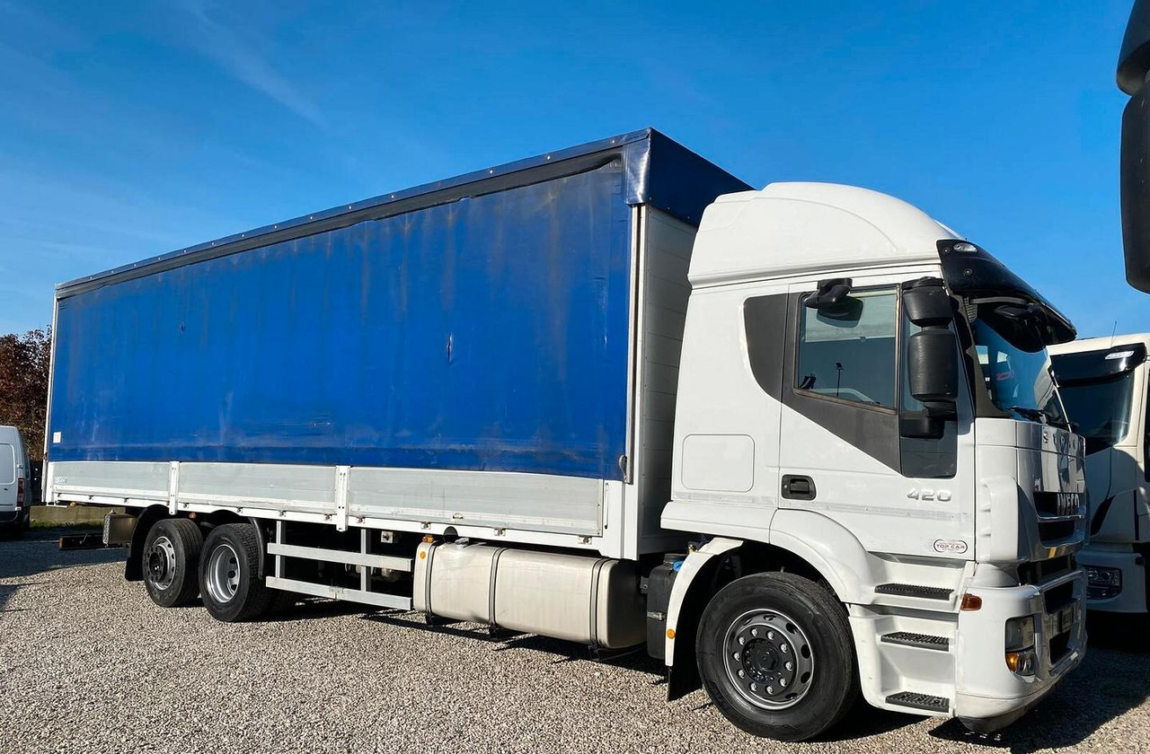 IVECO STRALIS 420 2008 CASSONE CENTINATO - Тентована вантажівка: фото 3 IVECO STRALIS 420 2008 CASSONE CENTINATO - Тентована вантажівка: фото 3