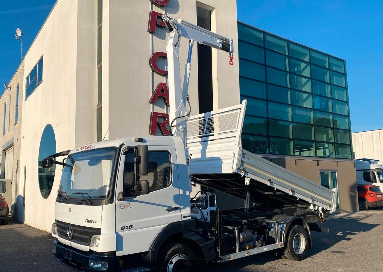 MERCEDES 816 ATEGO CASSONE RIBALTABILE E GRU - Самоскид вантажівка, Вантажівка з маніпулятором: фото 3 MERCEDES 816 ATEGO CASSONE RIBALTABILE E GRU - Самоскид вантажівка, Вантажівка з маніпулятором: фото 3