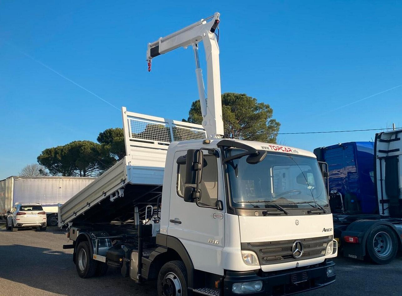 MERCEDES 816 ATEGO RIBALTABILE E GRU - Самоскид вантажівка, Вантажівка з маніпулятором: фото 3 MERCEDES 816 ATEGO RIBALTABILE E GRU - Самоскид вантажівка, Вантажівка з маніпулятором: фото 3