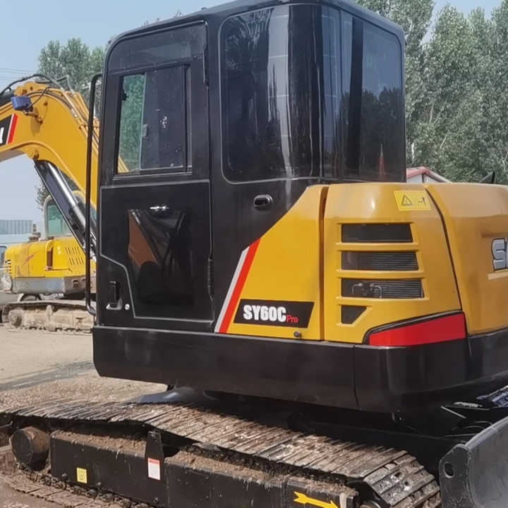 China Brand Used Sany Sy60c Mini Excavator 6ton Crawler Earth Digger Machine for Sale - Міні-екскаватор: фото 5 China Brand Used Sany Sy60c Mini Excavator 6ton Crawler Earth Digger Machine for Sale - Міні-екскаватор: фото 5