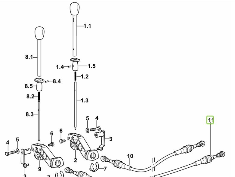 Linka rozdzielacza Deutz Fahr Same Lamborghini 0.016.2057.3 - Запчастини в категорії Сільськогосподарська техніка: фото 1 Linka rozdzielacza Deutz Fahr Same Lamborghini 0.016.2057.3 - Запчастини в категорії Сільськогосподарська техніка: фото 1