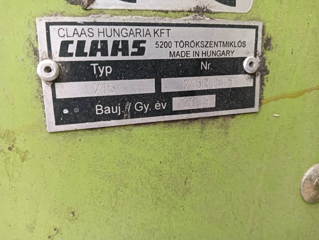 Claas C 750 - Навісне обладнання для комбайна: фото 3 Claas C 750 - Навісне обладнання для комбайна: фото 3