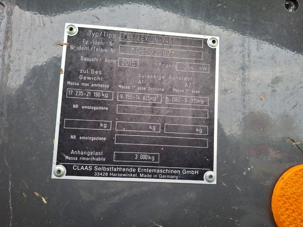 Claas Lexion 740 - Зернозбиральний комбайн: фото 3 Claas Lexion 740 - Зернозбиральний комбайн: фото 3