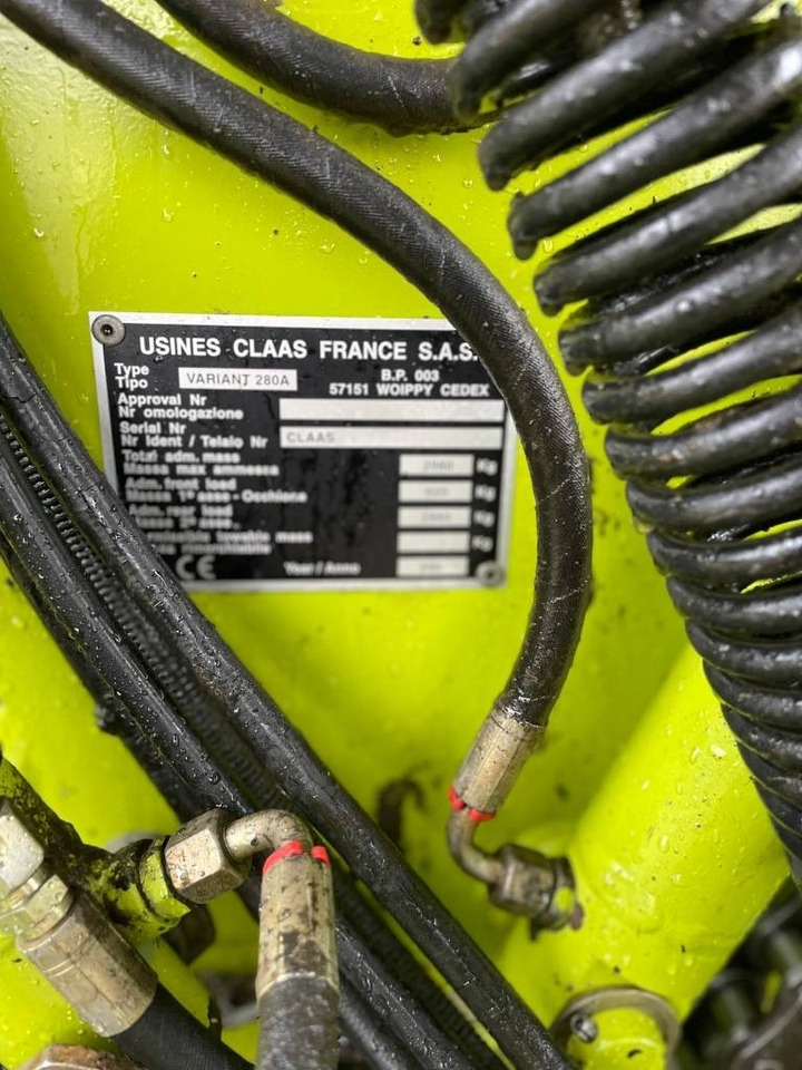 Claas Variant 280 - Прес-підбирач рулонний: фото 4 Claas Variant 280 - Прес-підбирач рулонний: фото 4