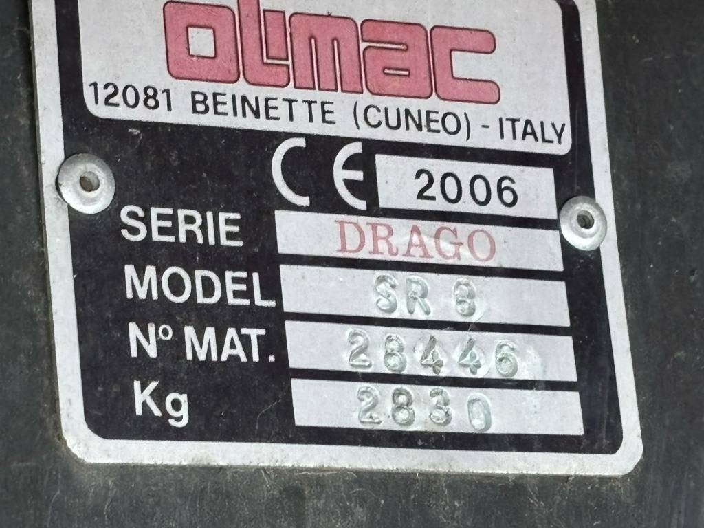 Olimac SR 8 - Навісне обладнання для комбайна: фото 3 Olimac SR 8 - Навісне обладнання для комбайна: фото 3