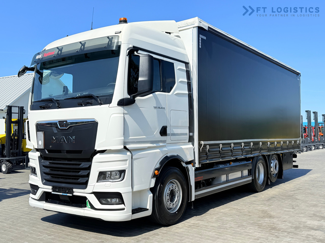 MAN TGX 26.470 / 19 Pallets / Steering Axle / 15 Ton Payload / Retarder / Excellent Condition - Тентована вантажівка: фото 2 MAN TGX 26.470 / 19 Pallets / Steering Axle / 15 Ton Payload / Retarder / Excellent Condition - Тентована вантажівка: фото 2