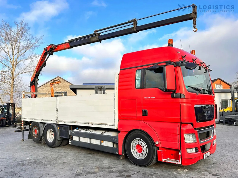 MAN TGX 26.480 Ciężarówka burtowa MAN TGX 26.480 6X2 / PALFINGER PK9002-EH B Crane / 80% Michelin Tire Dodać do ulubionych - Вантажівка з маніпулятором: фото 5 MAN TGX 26.480 Ciężarówka burtowa MAN TGX 26.480 6X2 / PALFINGER PK9002-EH B Crane / 80% Michelin Tire Dodać do ulubionych - Вантажівка з маніпулятором: фото 5